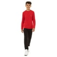 thumbnail image 4 of U.S. Polo Assn. Boys Long Sleeve Solid T-Shirt, Sizes 4-18, 4 of 4