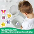 thumbnail image 2 of 5pcs Pee Targets Potty Training Seat Stickers Urinal Bullseye Color Changing R8B8, 2 of 5