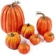 thumbnail image 5 of Halloween decoración Calabazas artificiales variadas, mini hojas de arce artificiales falsas para Halloween, 7 piezas, 5 of 6