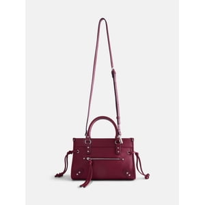 No Boundaries Fashion Square Tote Bag, Rich Red