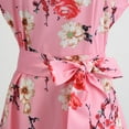 thumbnail image 6 of IDALL Summer Dresses,Petite Dresses Women Vintage Cocktail Dresses 2023 Tea Party Dress Wedding Guest Dress Elegant Dresses,Modest Dresses,Womens Dresses Pink Dress L, 6 of 9