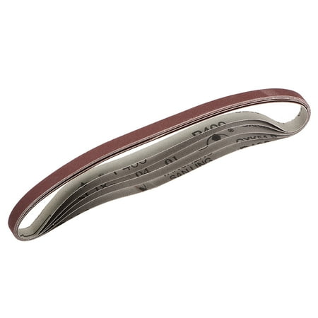

3/8-inch X 21-inch Sanding Belt 400 Grits Sand Belts for Belt Sander 5pcs