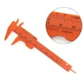 thumbnail image 3 of 0-80mm Plastic Mini Pocket Double Scale Ruler Vernier Caliper Measuring Tool for School, Jewelry, Exhibition Gifts, Antique Measurement, 3 of 7