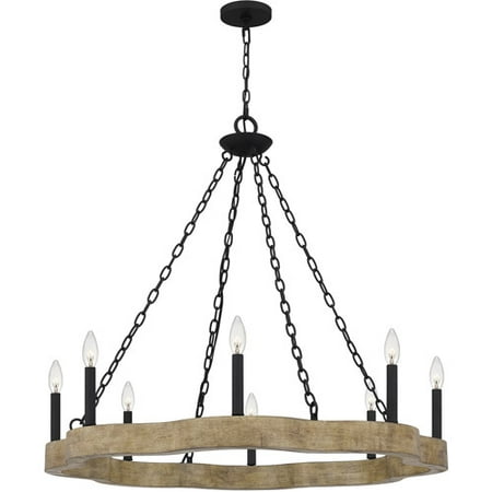

Quoizel Croix 8 Light Chandelier in Matte Black