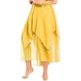 thumbnail image 4 of MSemis Women's Dance Skirt Belly Dancing Skirts Long Layered Skirt, 4 of 4