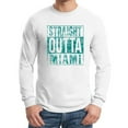 thumbnail image 4 of UGP Campus Apparel Straight Outta Miami Long Sleeve T Shirt - 2X-Large - White, 4 of 6