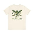 thumbnail image 5 of Virgin Islands Flag Green Army Camouflage Unisex T-Shirt - USVI Gift Souvenir, 5 of 36