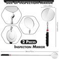thumbnail image 2 of Espejos de inspección telescópicos Copkim para mecánicos 2 piezas negros, 2 of 6