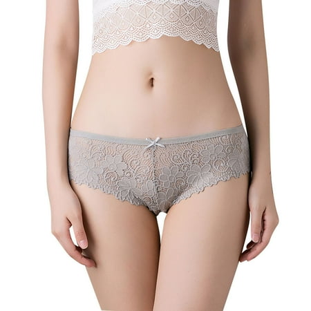 

TAIAOJING Womens Cotton Briefs Thong Bragas Thong Lace Word Pants Underwear Panties