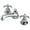 Polished Chrome, variant on Kingston Brass KS4465TX 8 in. Widespread Bathroom Faucet, Oil Rubbed Bronze
