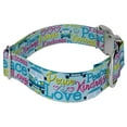 thumbnail image 4 of Country Brook Petz® 1 1/2 inch Premium Love and Peace Dog Collar, Large, 4 of 5