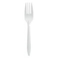 thumbnail image 1 of Medium Weight Polypropylene Cutlery Fork, White, 1 of 1