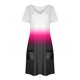 thumbnail image 4 of Vestido Corto de Verano Moda Gradiente Corto de Manga en V Cuello Vestido Casual, Poliéster Ligero de Verano, Lavado de Manos, 4 of 9