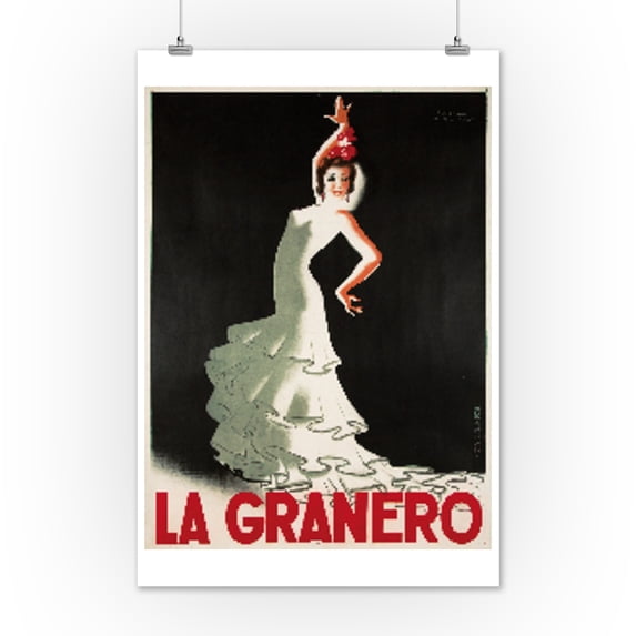 La Granero Vintage Poster (artist: Colin, Paul) France c. 1935 (12x18 Art Print, Wall Decor Travel Poster)