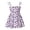 czb# Purple252, variant on CUZIBR Girls Dresses Summer Casual Bow Spaghetti Strap Sleeveless Smocked Traditional Floral Print A-Line Dress High Waist Fashionable Breathable School Uniform Dailywear Dress,White,8-9 Years