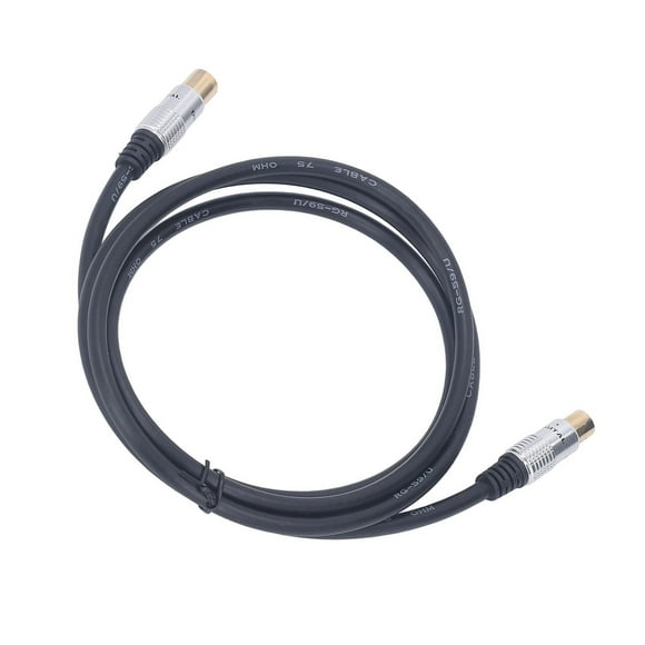 Digital Coaxial Video Cable, Triple Shielded Coaxial Cable Plug and Play 5ft Stable Connection for DVRs