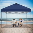 thumbnail image 6 of ABCCANOPY 10 ft x 10 ft Easy Pop up Outdoor Portable Instant One Push Function Canopy Tent with Air Vent, Navy Blue, 6 of 8