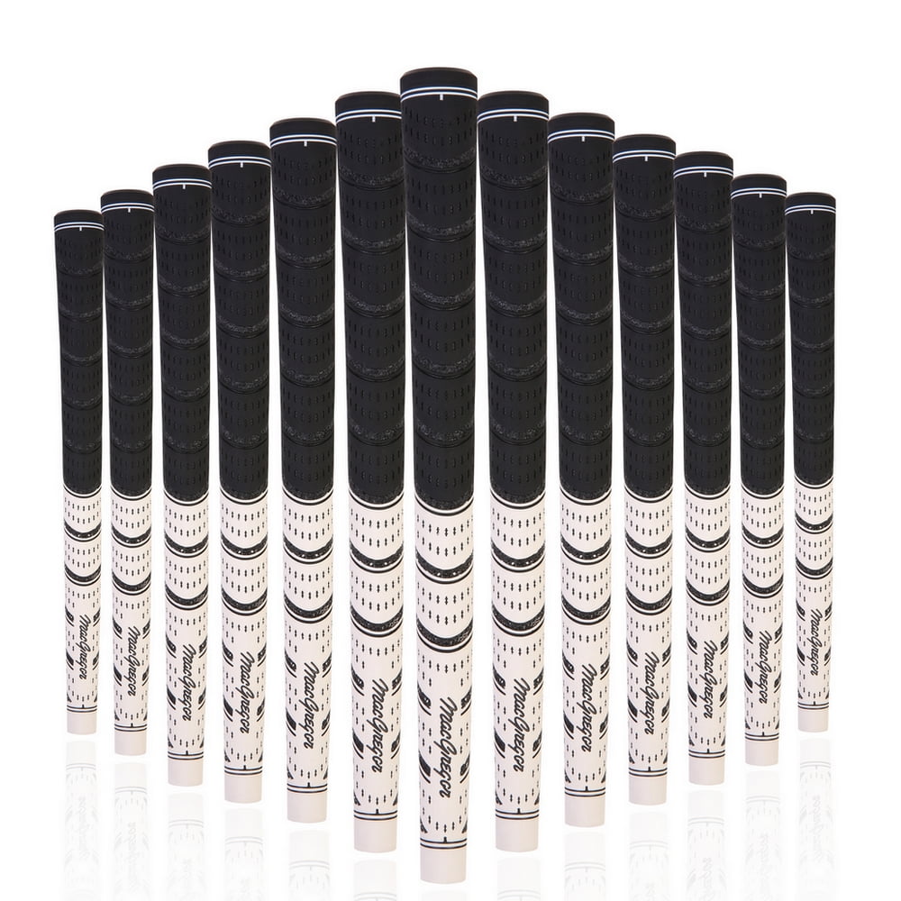MacGregor Golf MACTEC 13pc Golf Grips Bundle, Black/White