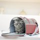 thumbnail image 1 of Bolsa plegable para mascotas | Bolsa de viaje portátil de mano para gatos y animales pequeños | Paño transpirable | Ligereza | Fácil almacenamiento | 18,5 x 10,23 x 10,23 pulgadas | 1 paquete |, 1 of 5
