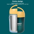 thumbnail image 3 of KEINXS Insulated Food Jar Stainless Steel Flask for Hot Vacuum Soup Thermos w/ Spoon Carry Handle 500ml Container Lunch Box Kids Adult School Office Picnic Travel, 3 of 7