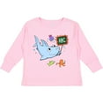 thumbnail image 3 of Inktastic Teacher Shark with School of Fish Boys or Girls Long Sleeve Toddler T-Shirt, 3 of 5
