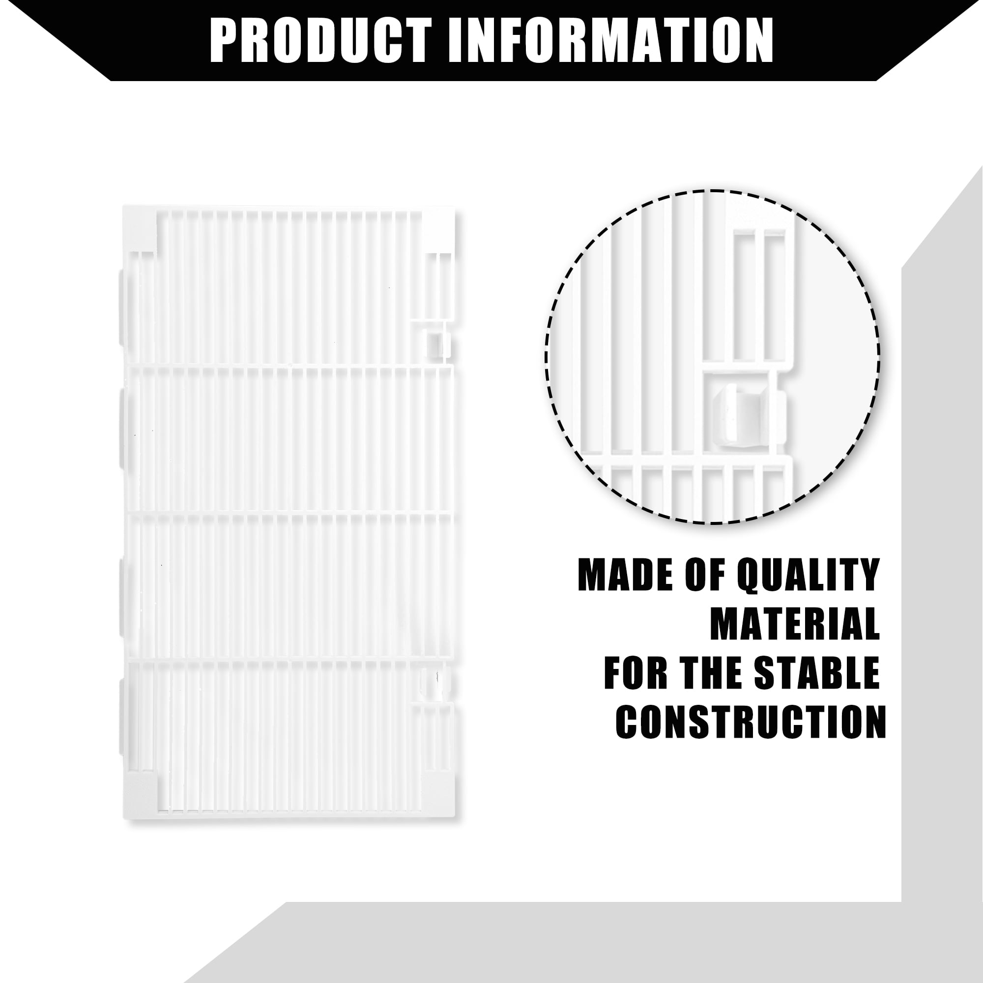 Unique Bargains RV Air Conditioner Hood Grilles W/ Filter for  3104928.019 Inner Durable 2 Set