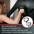 thumbnail image 5 of Sunbeam Professional 1575W Handheld Steamer, Variable Temperature Control, Black and Red Finish, 5 of 10