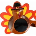 thumbnail image 4 of Thanksgiving Turkey Novelty Sunglasses, 2 Pack, Fun Turkey Shaped Pilgrim Hat Glasses for Thanksgiving Party, Classrooms, Events, 4 of 6