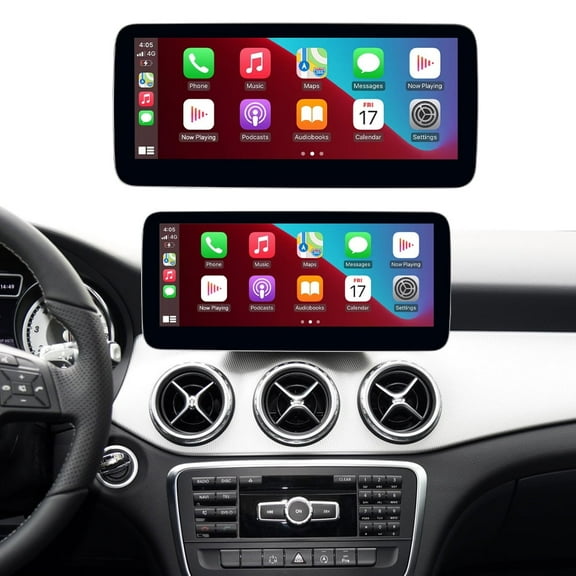 Road Top Car Stereo Screen for 2016-2018 Benz A CLA GLA Class W176 with NTG5.0 10.25'' IPS Touch Screen Car Radio GPS Navigation for Car Built-in DSP Wireless CarPlay Android Auto