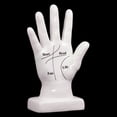 thumbnail image 1 of Urban Trends Collection: Ceramic Hand Sculpture, Gloss Finish, White, 1 of 1