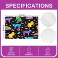thumbnail image 4 of Colorful Cat 18"x12" Rainbow Place Mats Lovely Rainbows Table Place Mats Women Men Cute Cat Butterfly Rainbow Washable Fabric Decoration Table Mats Placemats Set of 4 Butterfly Table Mats, 4 of 4