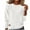 A_ White, variant on UTSJKR Womens Sweaters 2026 Spring Long Sleeve Lightweight Crewneck Sweater Soft Basic Ribbed Knit Loose Pullover Tops Jumpers Beige L