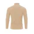 thumbnail image 3 of Mens Turtleneck Sweaters Long Sleeve Slim Fit Ribbed Knit Thermal Pullover Sweater, 3 of 9