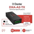 thumbnail image 5 of Dante 2CH Analog Audio Encoder with POE - (DXA-A2-TX), 5 of 9