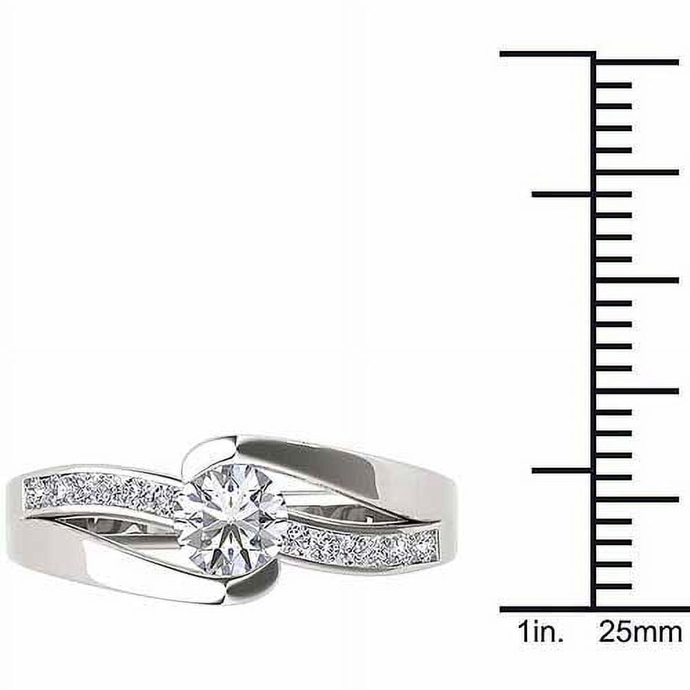 3/4 Carat T.W. Diamond Solitaire 14kt White Gold Engagement Ring
