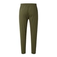 thumbnail image 3 of Mens Casual Mid Waist Pants Sports Drawstring Pants With Zipper Pockets, 3 of 3