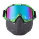 thumbnail image 2 of Gafas de motocicleta Ticfox Protector facial a prueba de viento PC Nylon alta elasticidad, 2 of 14