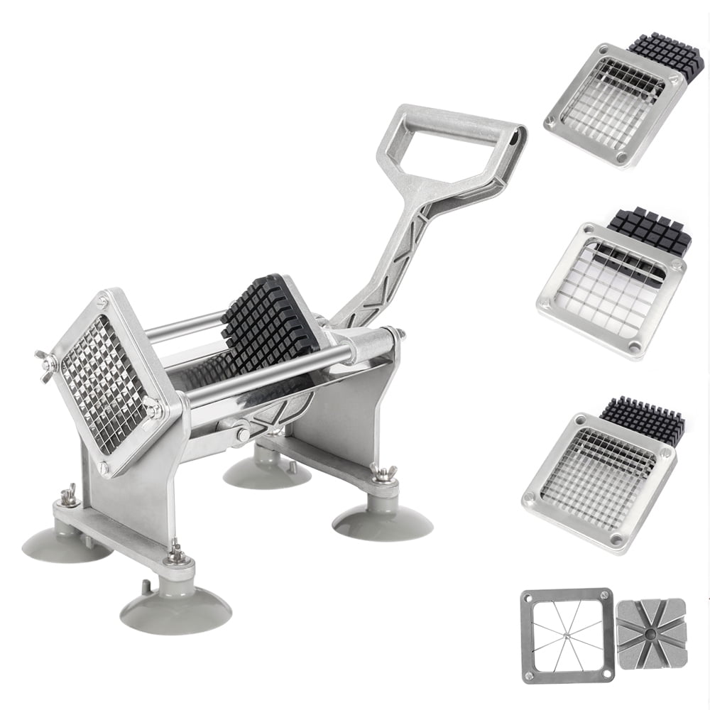 Ktaxon Commercial Vegetable Fruit Chopper w/ 4 Sizes Blades, Heavy Duty