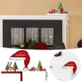 thumbnail image 1 of Fiudx Carro de Papá Noel con Ciervos Estereoscópico, Adhesivo Colorido para Marco de Puerta de Madera, Adorno Navideño Pintado a Mano, Decoración Navideña para El Hogar, Fácil Instalación, Tamaño 23, 1 of 5
