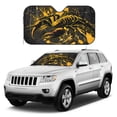 thumbnail image 2 of Fuzoiu Urban Graffiti Scorpion Illustration Print Car Windshield Sunshade,Foldable Reflective Sun Visor,Windshield Sun Shade,UV Rays Sun Visor Shade,Auto Front Sun Shield Shade-Medium, 2 of 8