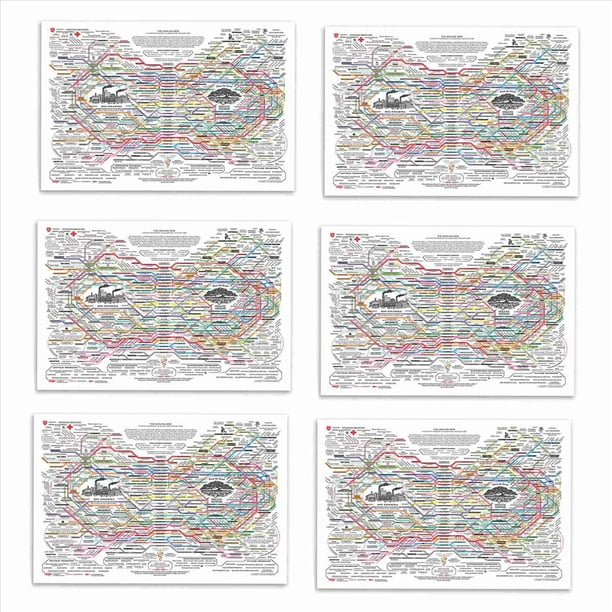 6X Póster Web Curativo, Gráfico de Naturales, Lienzo, Arte de Pared, Póster Horizontal, Impresión de Carteles de Salud Mental