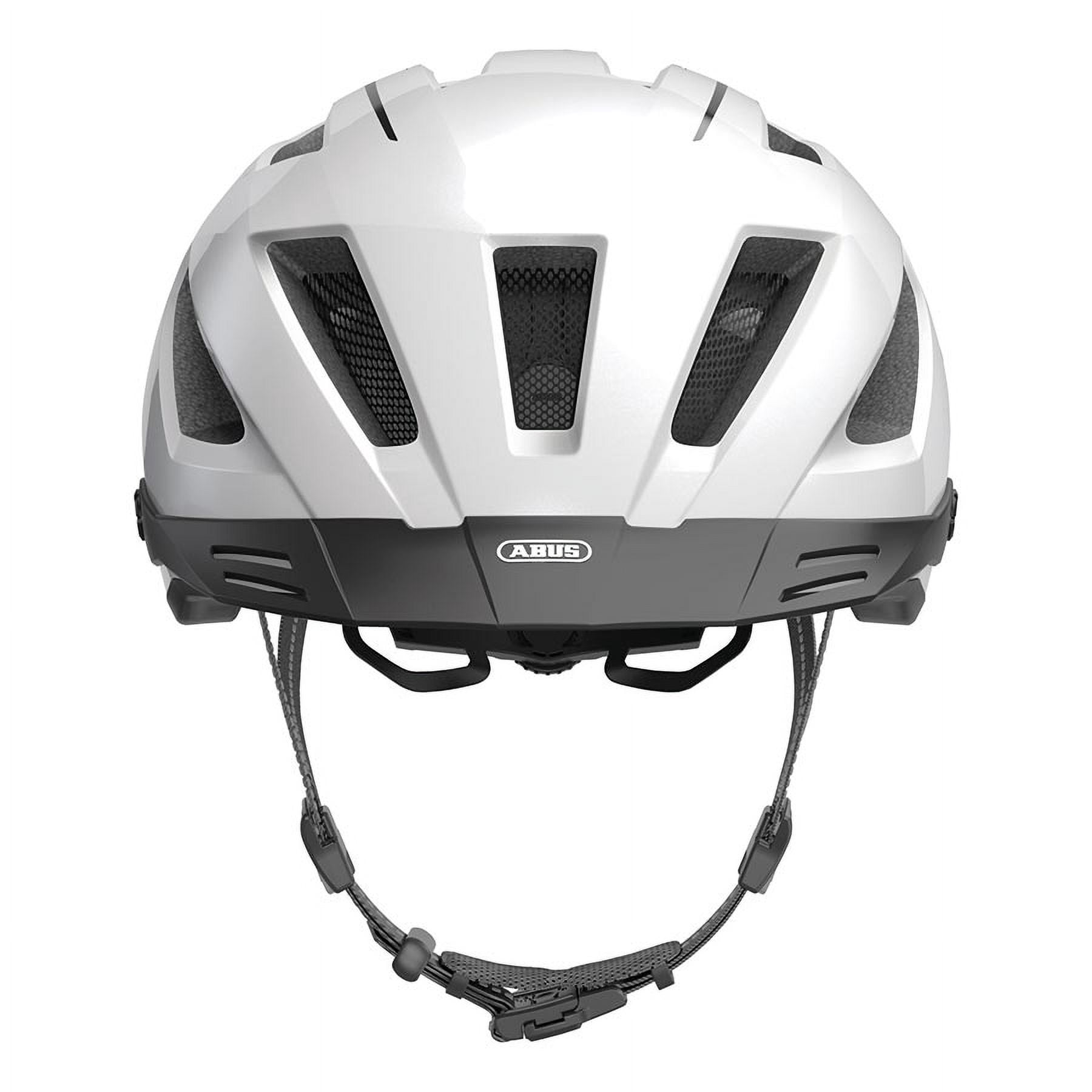 Casque Vélo ABUS Pedelec 2.0 ACE - Blanc Taille L (56-62 Cm), LED Intégrée