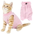 thumbnail image 1 of Traje de Recuperación para Gatos EMUTOL Rosa Mediano Transpirable, 1 of 7