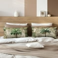 thumbnail image 6 of Palm Tree Pillow Covers 12x20 Tropical Banana Tree Rectangle Pillow Case Set of 2 Hawaii Coconut Tree Lumbar Throw Pillow Covers for Bedroom Living Room Sofa, 6 of 6