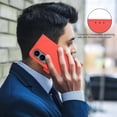 thumbnail image 3 of ELEHOLD Case for Samsung Galaxy S25 Edge, RFID Blocking Leather Wallet Case, Flip Cover with Card Slots & Stand,Red, 3 of 5