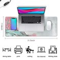 thumbnail image 5 of Celebrate Spring Everyday with Watercolor Cherry Blossom Gaming Mouse Pad: Large 31.5x11.8 Inch Desk Mat, Non-Slip Base & Stitched Edge Design, Perfect Addition to Desk & Home Office., 5 of 7