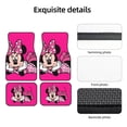 thumbnail image 5 of Cartoon Mickey Mouse And Minnie Mouse Car Floor Mats Universal Floor Mats for Cars Front Rear Car Foot Mats Cute Anime Pattern Car Accessories for Trucks, 5 of 5
