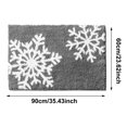 thumbnail image 2 of TIELUTT And Winter Bathroom Mat Soft and Absorbent Fine Fiber Bathroom Carpet TPR Backing Throw Blanket Blanket Thick Small Fall Throw Blankets Elegant Throw Blanket Initial Blanket, 2 of 4