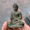 thumbnail image 2 of Buddha Statue Old Tibetan Buddhism bronze Medicine Buddha Sakyamuni Shakyamuni, 2 of 4