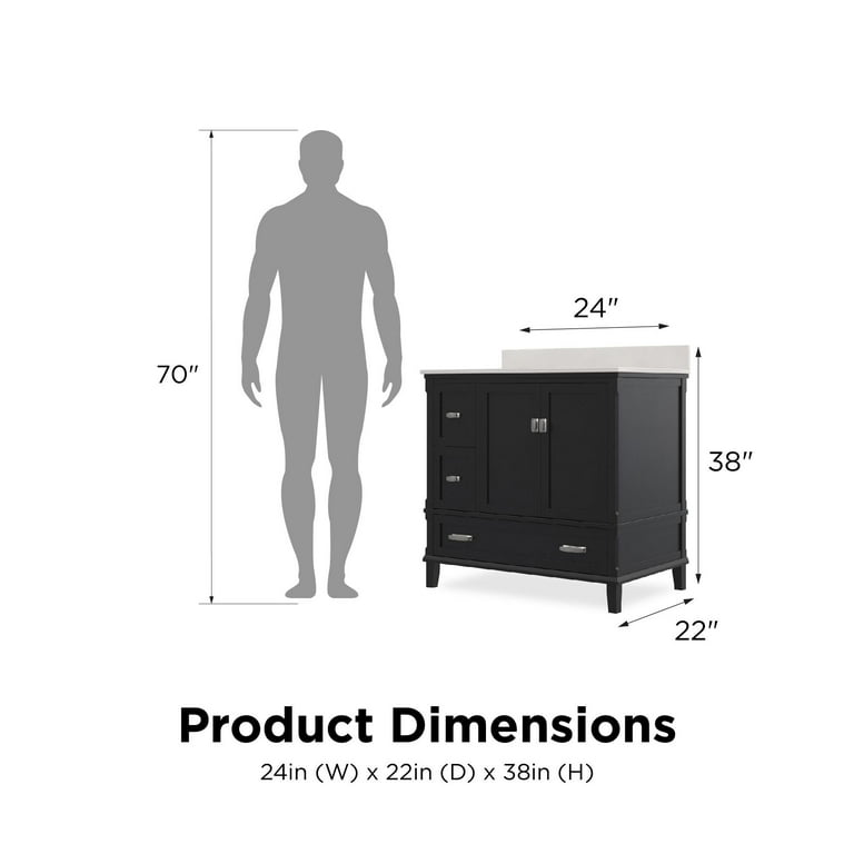 toamam♭36 Amazon.com: 36”W x 18.9”D Engineered Stone Bathroom Vanity